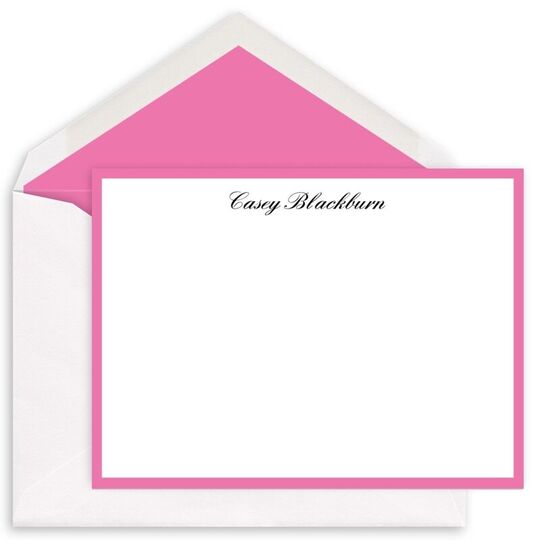 Essential Border Flat Note Cards